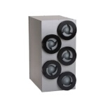 Antunes DACS-50 - Dial-A-Cup Dispenser, cabinet design, five DAC-10s, 15