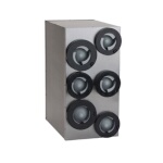 Antunes DACS-60 - Dial-A-Cup Dispenser, cabinet design, four DAC-05 and two DAC-10s, 15