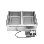 APW HFW-3DS - Hot Food Well Unit, Drop-in, EZ lock, Electric, insulated, indiv