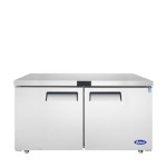 Atosa MGF8407GR - Undercounter Freezer, two-section, 60-1/5
