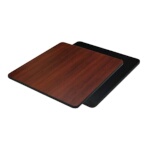 ATS Furniture ADL3030-B/DM - Reversible Table Top, square, 30 x 30, mahogany/black
