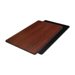 ATS Furniture ADL3048-B/DM - Reversible Table Top, rectangle, 30 x 48, mahogany/black