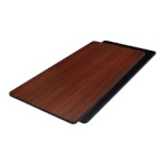 ATS Furniture ADL3060-B/DM - Reversible Table Top, rectangle, 30 x 60, mahogany/black