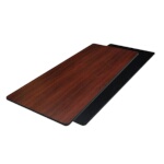 ATS Furniture ADL3072-B/DM - Reversible Table Top, rectangle, 30 x 72, mahogany/black