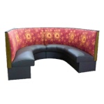 ATS Furniture AS-483-12 GR5 - Corner Booth, 1/2 circle, 180
