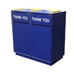 ATS Furniture TR3 - Trash Receptacle, 45