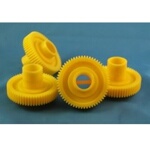 Bar Maid GP-11SET - Glass Pro Brush Drive Gear, yellow, set of (6)