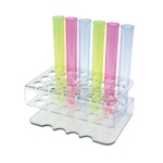 Bar Maid CR-1600 - Shooter Tube Rack, 24 holes, clear