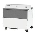 Beverage Air STF49HC-1-W - School Milk Cooler w/White Exterior & Galvanized Interior