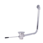 BK Resources BK-SLW-1O - Straight Lever Waste, with overflow assembly, 3-1.5 in. sink opening