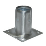 BK Resources BK-SSLS-WP - Leg Socket, with Plate, fits 1-5/8