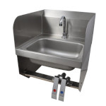 BK Resources BKHS-D-1410-1-SS-BKK-P-G - Hand Sink, wall mount, 14 x 10 x 5 inch