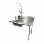 BK Resources BKSDT-72-R-P-G - Soiled Dishtable, straight design, 72 x 30-7/8