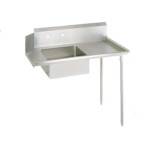 BK Resources BKSDT-72-R - Soiled Dishtable, straight design, 72 x 30-7/8