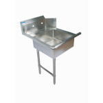 BK Resources BKSDT6-26-L-SS - Soiled Dishtables, straight, 26