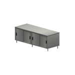 BK Resources CST-30120S - Chef Table, cabinet base with sliding doors, 120