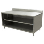 BK Resources CSTR5-2472 - Work Table, open front cabinet base, 72