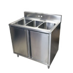 BK Resources CSTR5-3-1014H - Sink Cabinet, (3) compartment, 36