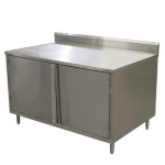BK Resources CSTR5-3660H - Work Table, cabinet base with hinged doors, 60