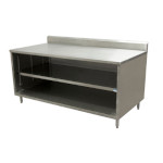 BK Resources CSTR5-3672 - Chef Table, cabinet base with open front, 72