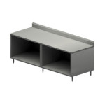 BK Resources CSTR5-3696 - Chef Table, cabinet base with open front, 96