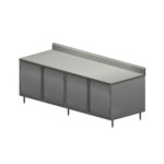 BK Resources CSTR5-3696H - Chef Table, cabinet base with hinged doors, 96