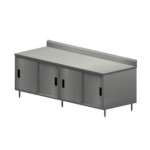 BK Resources CSTR5-3696S - Chef Table, cabinet base with sliding doors, 96