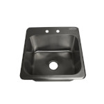 BK Resources DDI-18151024 - Drop-In Sink, one compartment, 20