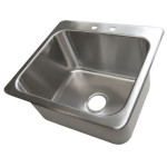 BK Resources DDI-20161224 - Drop-In Sink, 1-compartment, 23