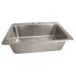 BK Resources DDI-28161028-P-G - Drop-In Sink, 1 compartment, 28