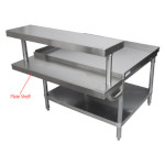 BK Resources EQ-PS15 - Adjustable Plate Shelf, fits work shelf WQ-WS15 