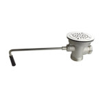 BK Resources EVO-LWR-S - Lever Waste Drain, with twist handle, 3 1/2