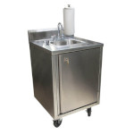 BK Resources MHS-2424-CH-BKD - Mobile Hand Sink, 24