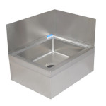 BK Resources MS-1620-SS2 - 2-Sided Splash for BKMS-1620, T-304 18 ga Stainless Steel