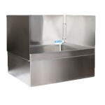BK Resources MS-1620-SS3 - 3-Sided Splash for BKMS-1620, T-304 18 ga Stainless Steel