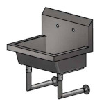 BK Resources MSHS-24W2 - Wall Mount Sink, 24