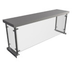 BK Resources SG-FCS-48 - Sneeze Guard Overshelf, for steam tables, 48