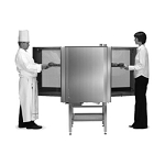 Blodgett INVOQ 101BE-PT - Combi Oven Steamer, Electric, boiler, pass-thru, triple pane glass door