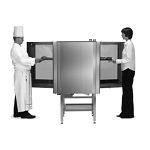 Blodgett INVOQ 61BE-PT - Combi Oven Steamer, Electric, boiler, pass-thru, triple pane glass door