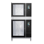 Blodgett INVOQ 62BLE/102BLE - Combi Oven Steamer, Electric, boilerless, 62BLE stacked on 102BLE, triple pane glass door
