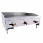 BakeMax BACG36-3 - Countertop Griddle, gas, 36.25