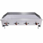 BakeMax BACG48-4 - Countertop Griddle, gas, 48.25