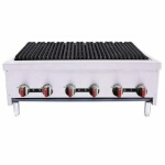 BakeMax BACGG36-6 - Charbroiler, gas, countertop, 36