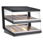 BakeMax BMHGG01 - Heated Countertop Display Case, 31-1/2
