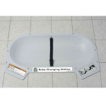 Koala Kare KB112-01RE - Baby Changing Station, countertop, recess mount, grey granite
