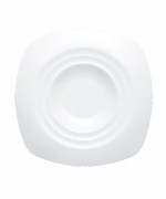 Bon Chef 1000003P - Pasta Dish, 11-1/4 dia. x 1-7/10 in., square, wide rim, (Case of 12)