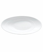 Bon Chef 1100003P - Bowl, 12-2/10 x 5-3/4 x 2-1/5 in., slanted oval, wide rim, (Case of 12)