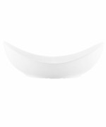 Bon Chef 1200002P - Pasta Bowl, 9-3/10 x 8 x 3 in., oval, coupe, white, (Case of 18)