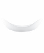 Bon Chef 1200004P - Pasta Bowl, 11 x 8-2/5 x 5 in., oval, coupe, white, (Case of 12)
