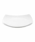 Bon Chef 1200009P - Dinner Plate, 11-1/5 in., square, coupe, porcelain, (Case of 12)